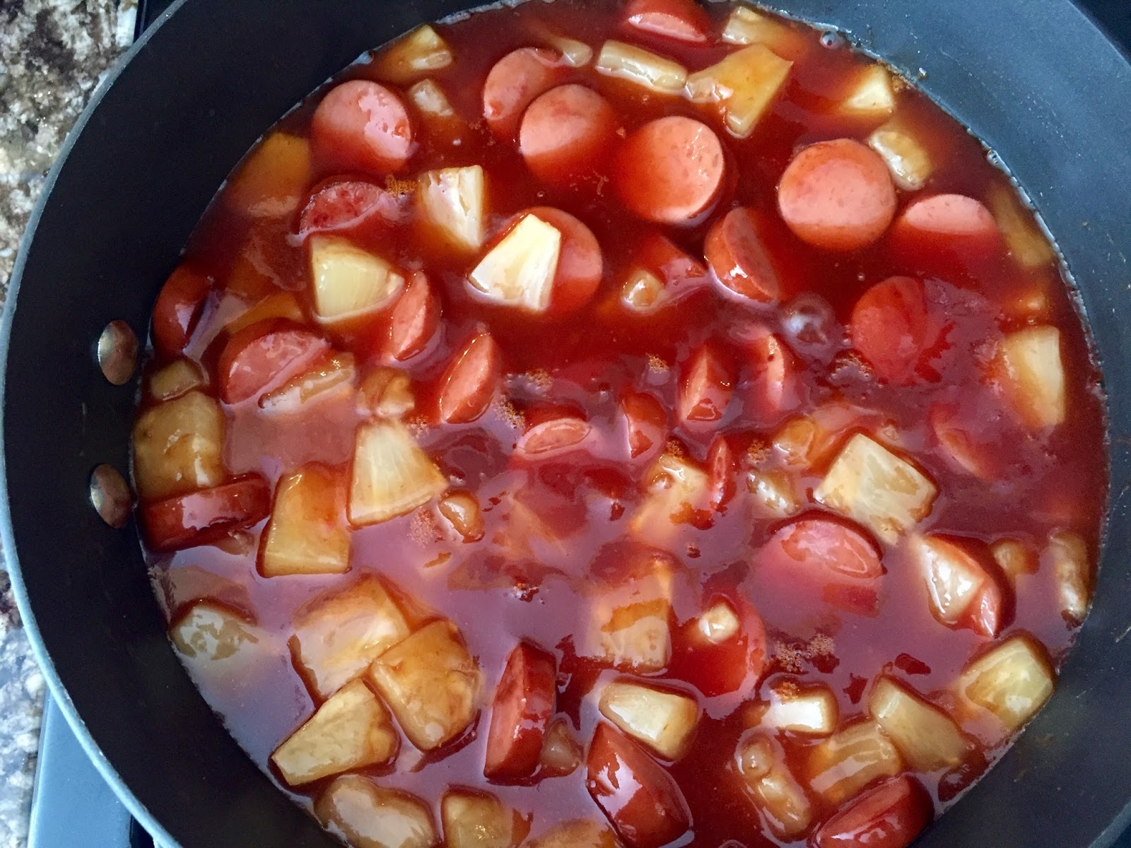 kielbasa brown sugar pineapple appetizer